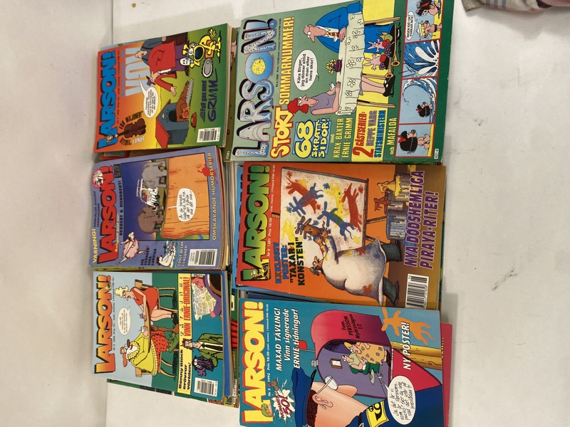 Larson tidnings samling