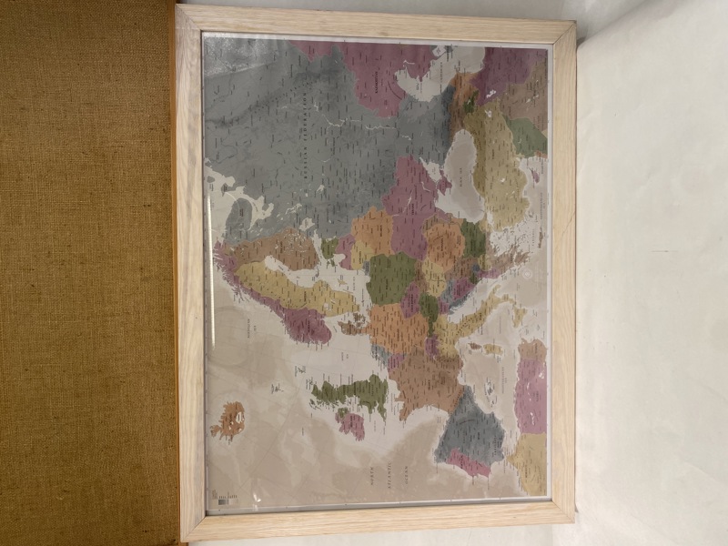 Tavla Karta Europa, 67x87cm