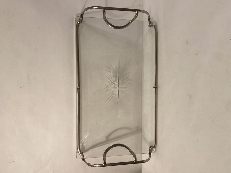 Glasfat 54x29cm